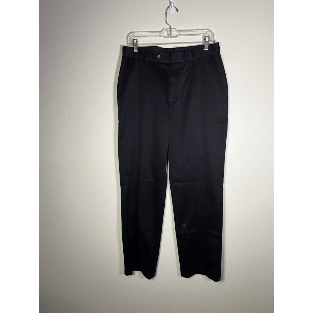 Jos. A. Bank Traveler's Collection Mens 32x32 Black Tailored Fit Chino Pants